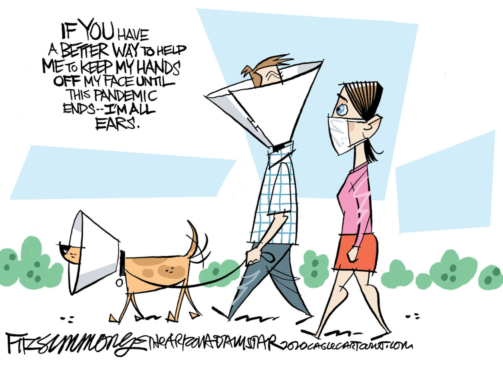 Daily Fitz Cartoon: Face it